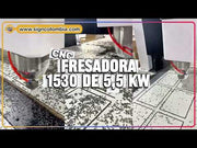 CNC Fresadora 1530 de 5,5 kW