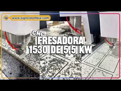 CNC Fresadora 1530 de 5,5 kW