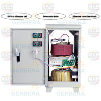 Transformador / Regulador de voltaje totalmente automático de 10/15kW, 220V - SIGN COLOMBIA Plotter de corte