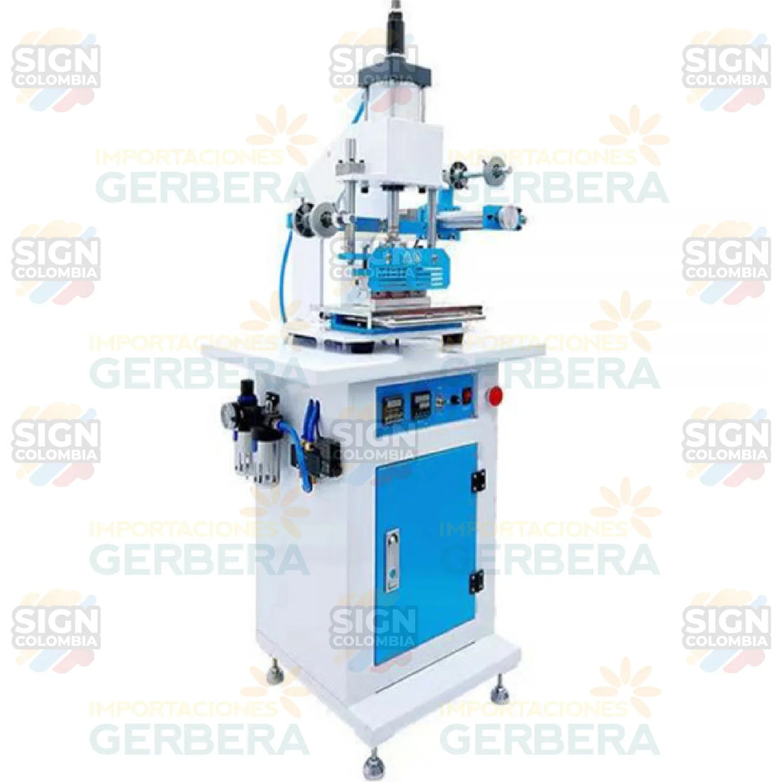 Maquina Termofijadora semiautomática neumática de 150 x 230mm - SIGN COLOMBIA Plotter de corte