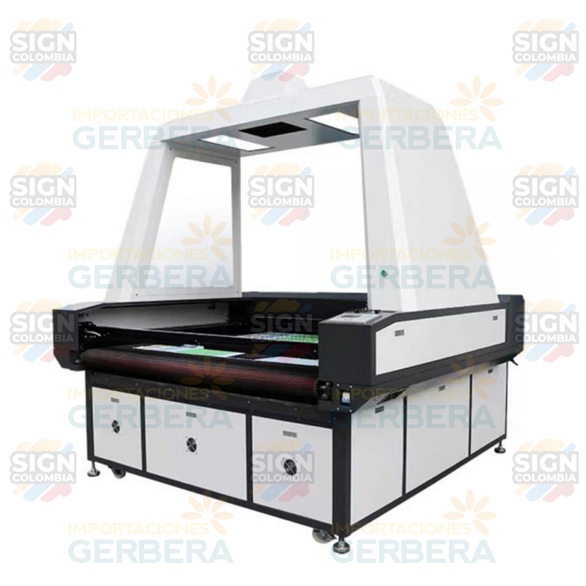 Máquina cortadora láser de tela con cámara CCD de 1 cabezal - SIGN COLOMBIA Plotter de corte