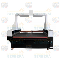 Máquina cortadora láser de tela con cámara CCD de 2 cabezales FM1816/1918/1822/1827 - SIGN COLOMBIA Plotter de corte
