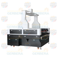 Máquina cortadora láser de tela con cámara CCD de 2 cabezales FM1816/1918/1822/1827 - SIGN COLOMBIA Plotter de corte