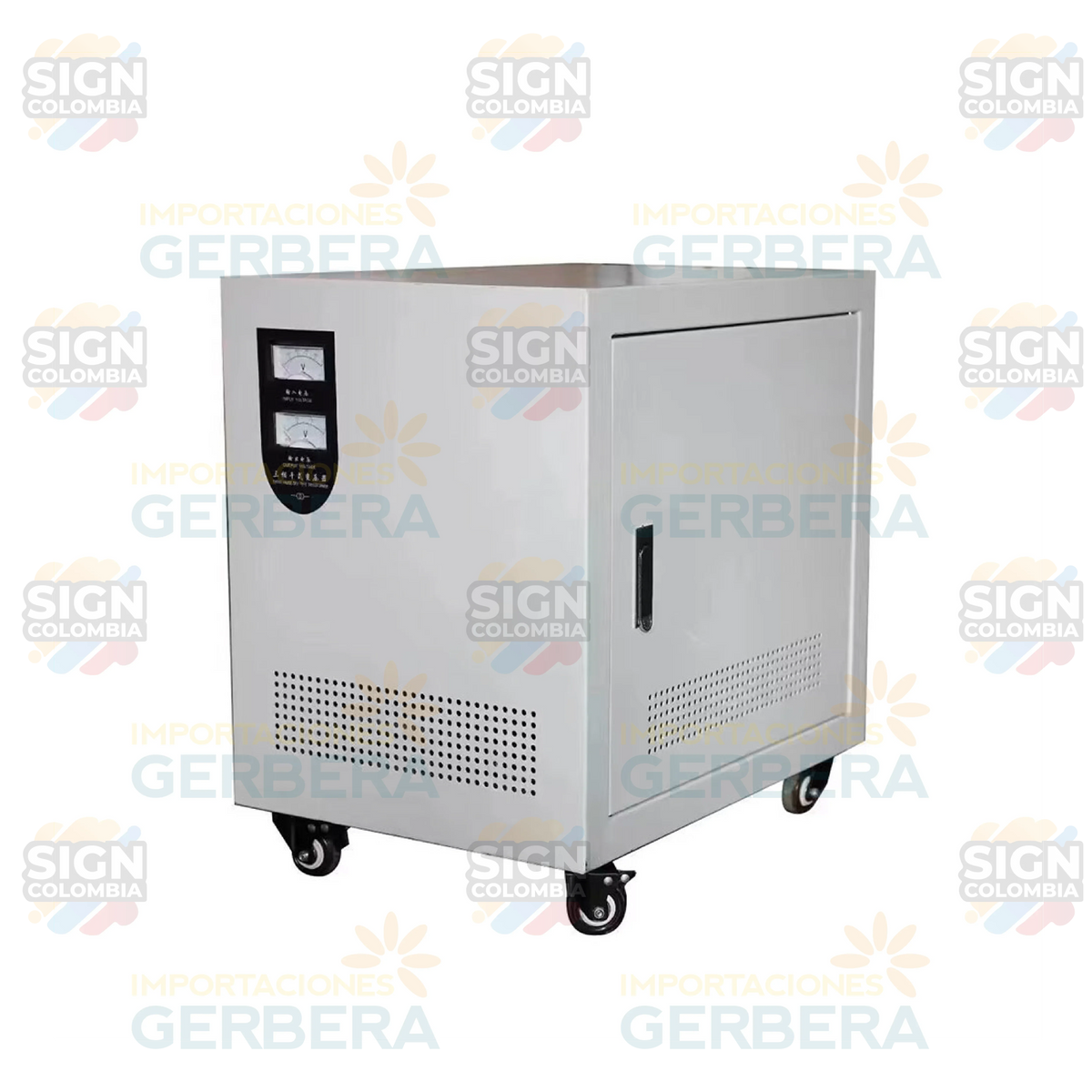 Transformador / Regulador automático de 60/80KW de 220VAC a 380VAC 5G - SIGN COLOMBIA Plotter de corte