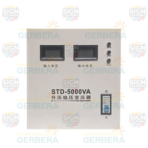 Elevador / Regulador de voltaje automático de 3/5KW - SIGN COLOMBIA Plotter de corte