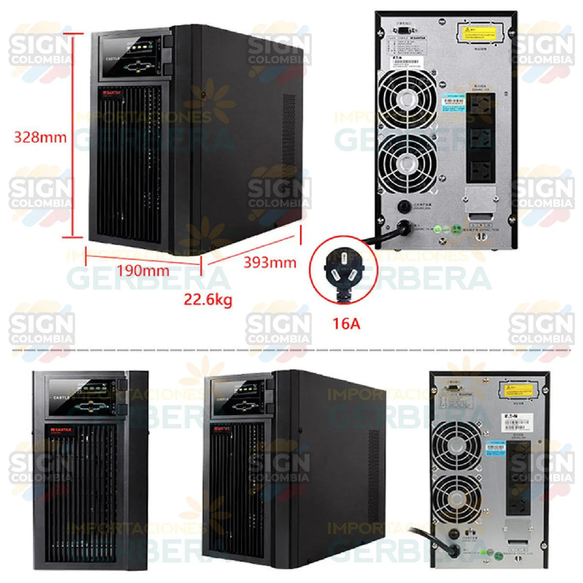 Fuente de alimentación UPS de 3 kVA/2400 W - SIGN COLOMBIA Plotter de corte