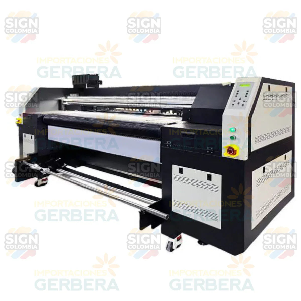 Impresora de tinta híbrida UV de 1,8 m con 3/4 cabezales i3200U - SIGN COLOMBIA Plotter de corte